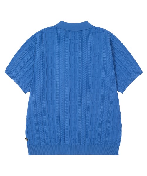 「HUF」 半袖ニット X-LARGE ブルー メンズ_画像8