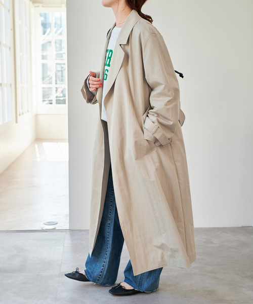 スピックアンドスパン　エアリーギャバジンコート 追加》エアリーギャバジンコート（その他アウター）｜Spick & Span