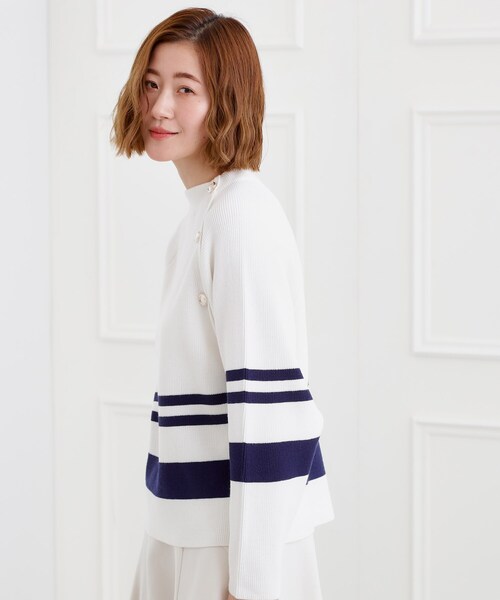 (新品)韓国 GROVE(グローブ) 23SS NATTY KNIT　ニット grove - (新品)韓国 GROVE(グローブ) 23SS NATTY KNIT ニットの通販 by