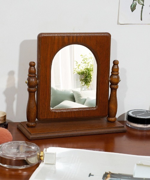 Port（ポート） 鏡 「 」 ウッド スタンド ミラー : ZOZOTOWN Yahoo!店