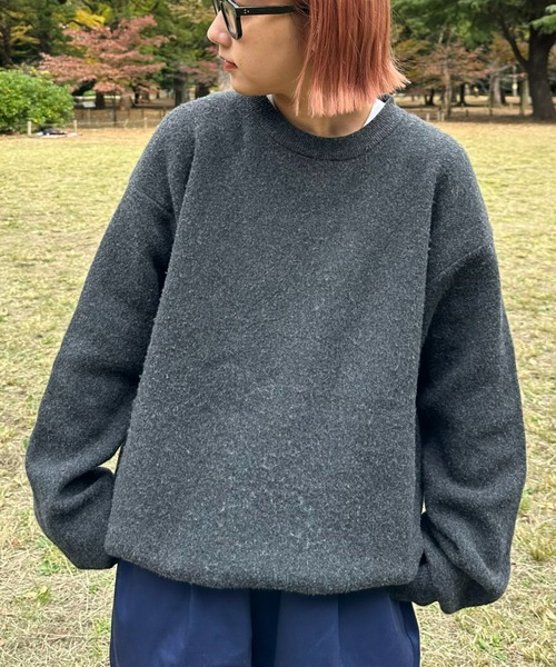 「CIAOPANIC TYPY」 長袖ニット LARGE サックスブルー メンズ_画像2