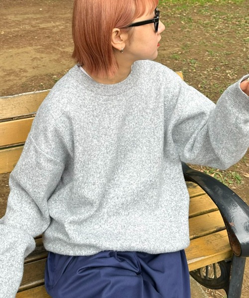 「CIAOPANIC TYPY」 長袖ニット LARGE サックスブルー メンズ_画像6