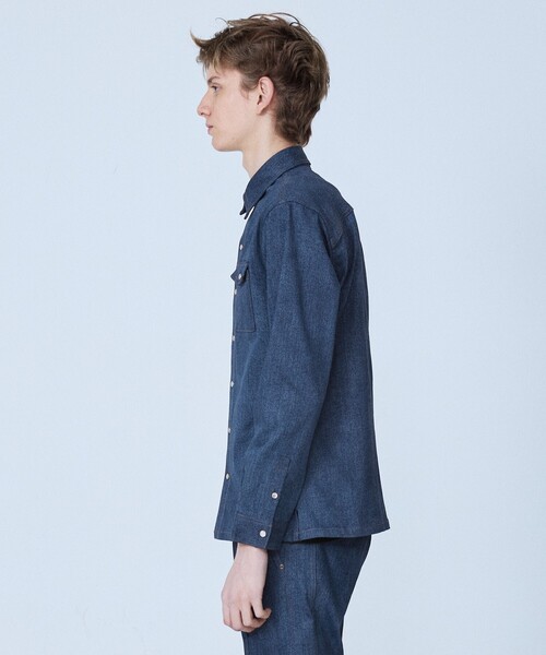 5351 POUR LES HOMMES シャツ 「セットアップ対応」長袖 デニムシャツ