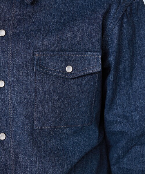 5351 POUR LES HOMMES シャツ 「セットアップ対応」長袖 デニムシャツ