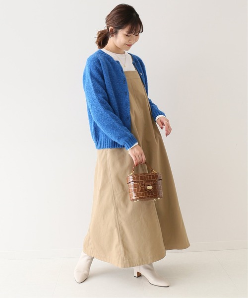 「SLOBE IENA」 サロペットスカート 38 グリーン レディース_画像2
