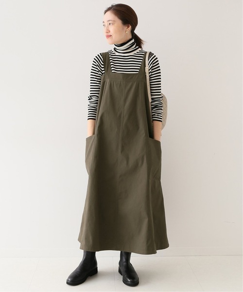「SLOBE IENA」 サロペットスカート 38 グリーン レディース_画像7