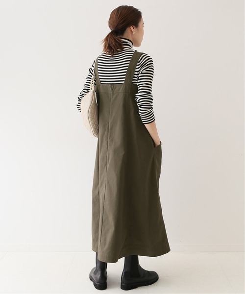 「SLOBE IENA」 サロペットスカート 38 グリーン レディース_画像9