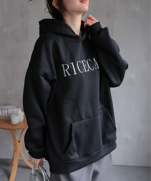 「CREARE -LINO-」 プルオーバーパーカー LARGE ベージュ レディース_画像9