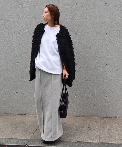 「CREDONA」 ロングスカート FREE ブラック レディース_画像6