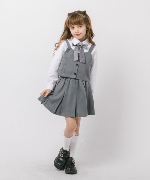 フォーマル 発表会 卒園式 入学式 「セレモニーフォーマル3点セット」ボレロ＋ビスチェ＋プリーツスカート キッズ 子供服 女の子 | URBAN CHERRY | 13