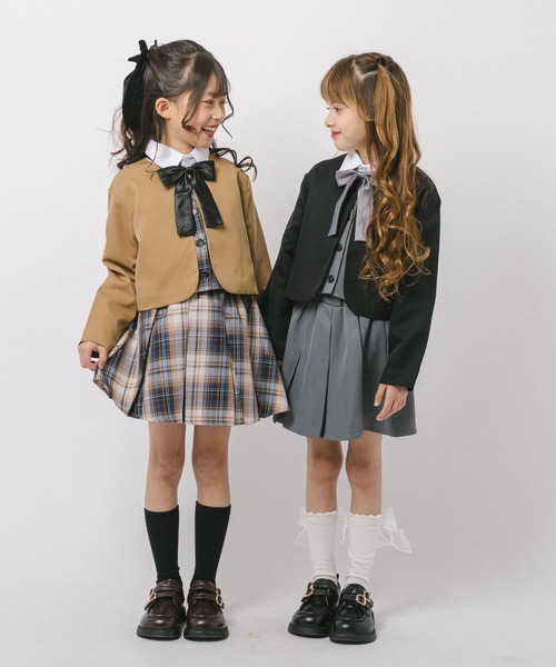 フォーマル 発表会 卒園式 入学式 「セレモニーフォーマル3点セット」ボレロ＋ビスチェ＋プリーツスカート キッズ 子供服 女の子 | URBAN CHERRY | 05