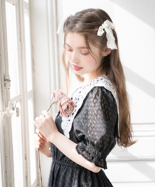 「DearMyLoveRose」 半袖ワンピース LARGE ベビーピンク レディース_画像5