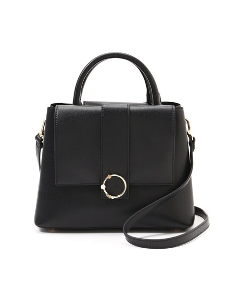 「EDIT COLOGNE」 2WAYバッグ フリ- ブラック レディース_画像9