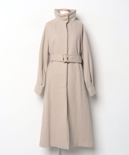 murua コート 美品 ムルーア MURUA ロングコート ベージュ ステン 