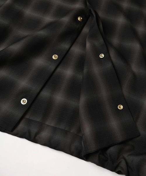シャツ Ombre Check Open Collar Short Sleeve Shirt メンズ レディースの画像