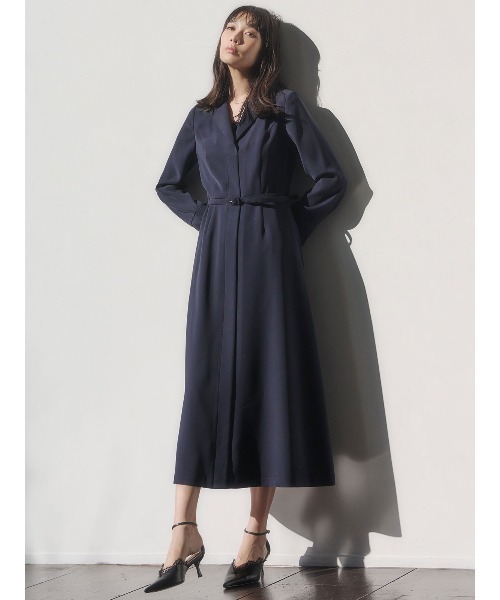 anuans（アニュアンス） ワンピース ダブルサテングレースワンピース