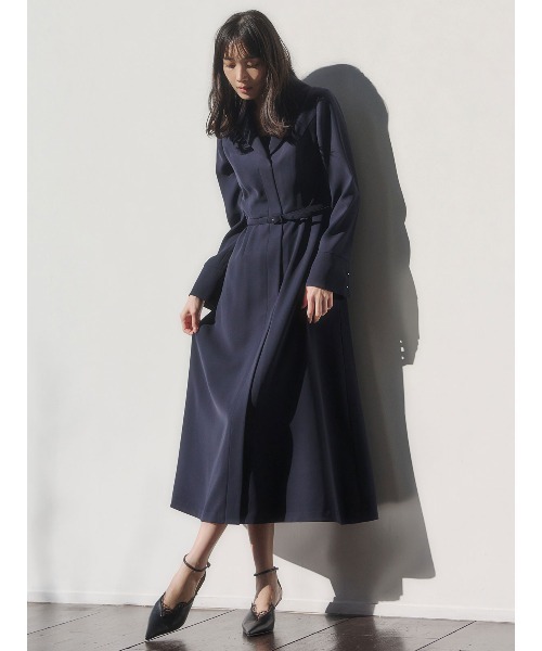 anuans（アニュアンス） ワンピース ダブルサテングレースワンピース