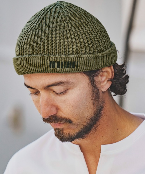 「felkod」 ニットキャップ FREE グレイッシュベージュ メンズ_画像2