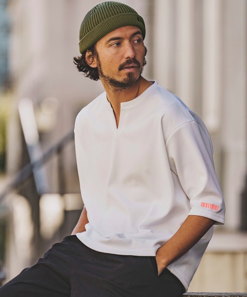 「felkod」 ニットキャップ FREE グレイッシュベージュ メンズ_画像4