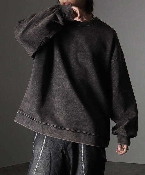 「welise」 スウェットカットソー L グレー メンズ_画像3