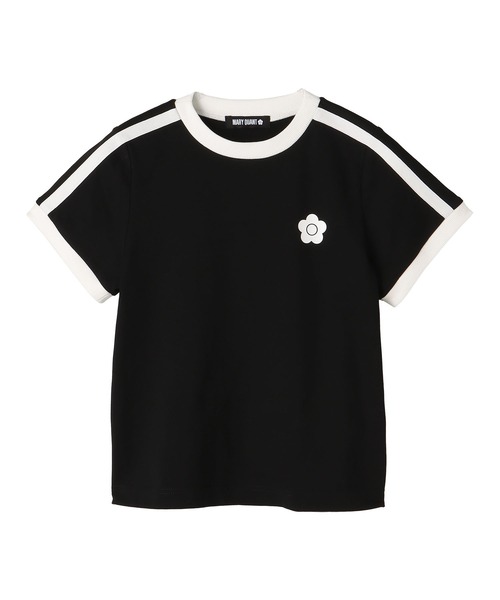 「MARY QUANT」 半袖カットソー M ホワイト レディース_画像3