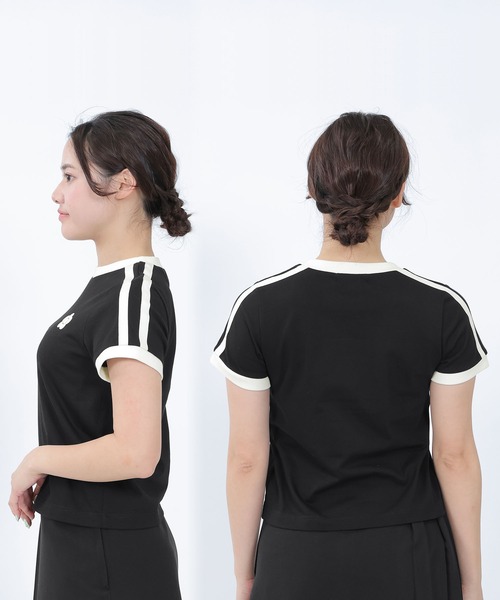 「MARY QUANT」 半袖カットソー M ホワイト レディース_画像4