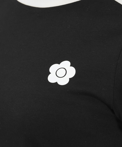 「MARY QUANT」 半袖カットソー M ホワイト レディース_画像5