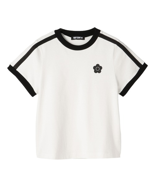 「MARY QUANT」 半袖カットソー M ホワイト レディース_画像7