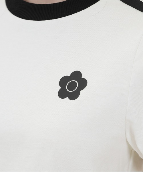「MARY QUANT」 半袖カットソー M ホワイト レディース_画像9