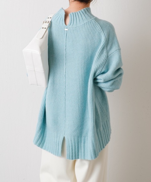 「COLLAGE GALLARDAGALANTE」 長袖ニット FREE ネイビー レディース_画像5