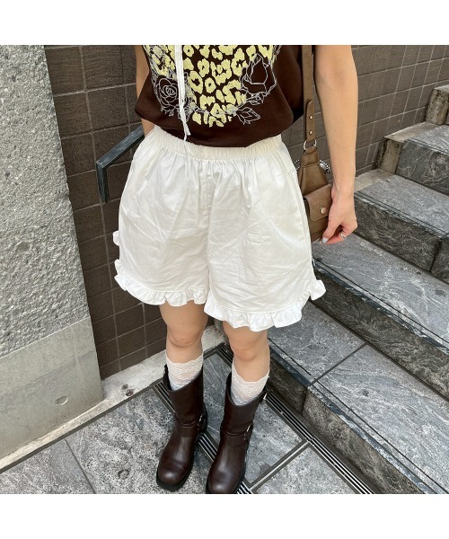 パンツ フリルショートパンツ レディース : ZOZOTOWN Yahoo!店 - 通販