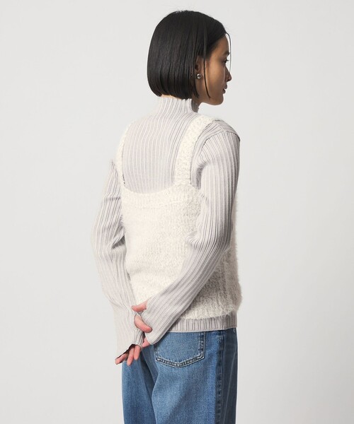 「A DAY IN THE LIFE UNITED ARROWS」 ニットアンサンブル FREE ベージュ レディース_画像2