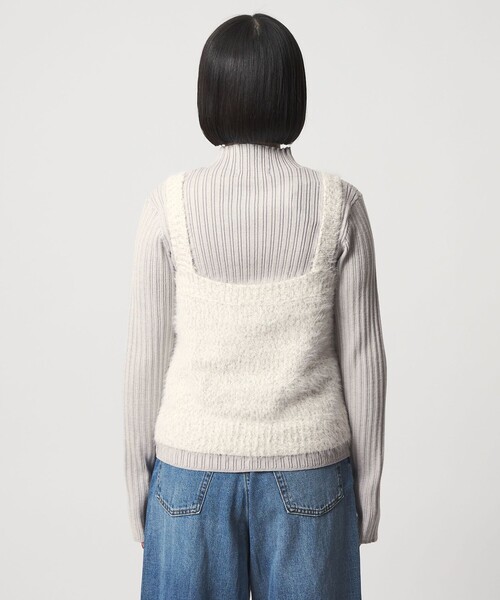 「A DAY IN THE LIFE UNITED ARROWS」 ニットアンサンブル FREE ベージュ レディース_画像8