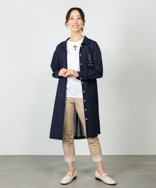 STUDIO PICONE（スタジオピッコーネ） パンツ デニム風プリント9分丈