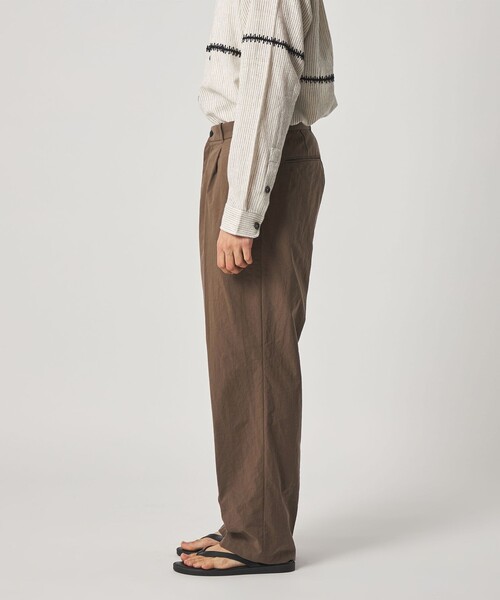 Steven Alan スラックス　ダークブラウン　Mサイズ STEVEN ALAN（スティーブンアラン） スラックス ナイロン オックス