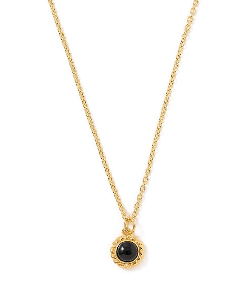 ネックレス STONE SILVER NECKLACE 24KPD メンズの画像