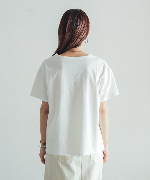 「FIL DE FER」 半袖Tシャツ FREE ホワイト レディース_画像5