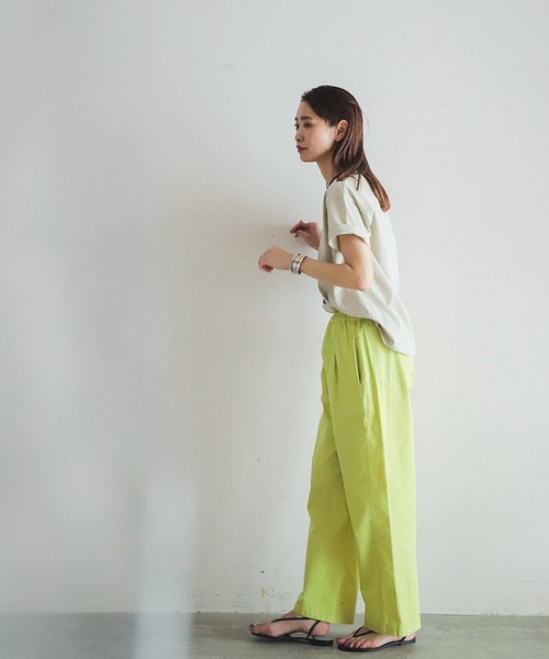 「FIL DE FER」 半袖Tシャツ FREE ホワイト レディース_画像8