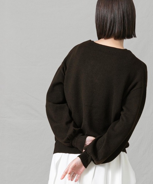 「Gready Brilliant」 ニットカーディガン 38 ブラック レディース_画像8