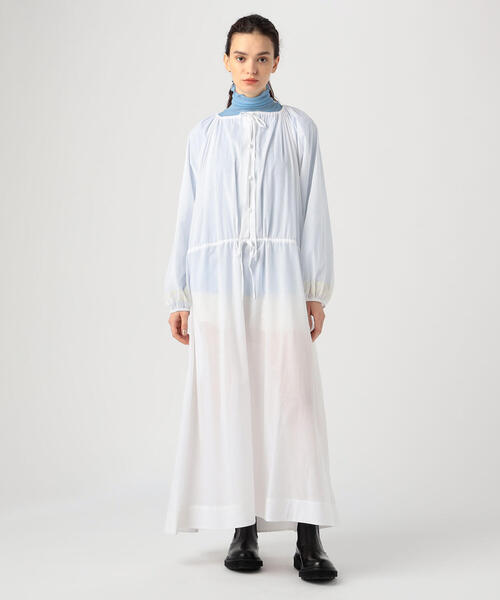 「TOMORROWLAND」 長袖ワンピース X-SMALL ブラック レディースの画像