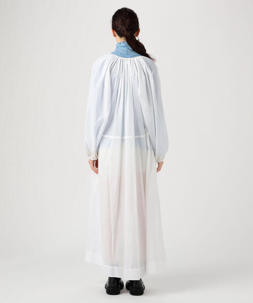 「TOMORROWLAND」 長袖ワンピース X-SMALL ブラック レディースの画像