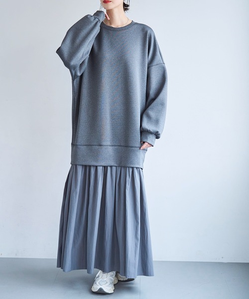 「meilmada」 長袖ワンピース FREE ブラック レディース_画像2