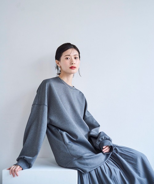 「meilmada」 長袖ワンピース FREE ブラック レディース_画像9