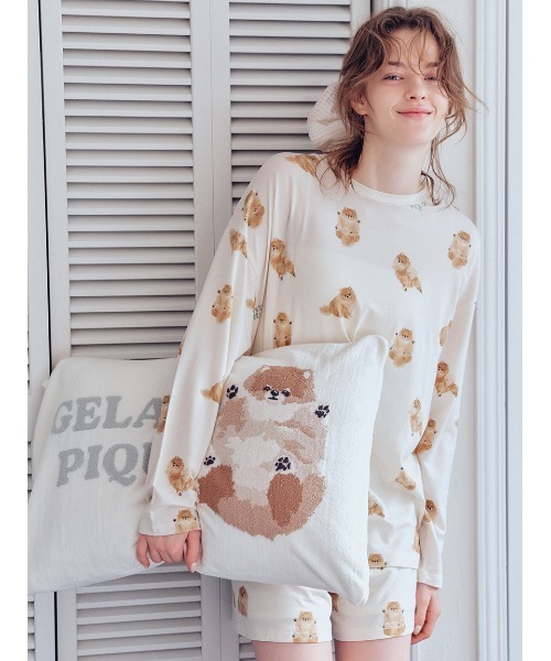gelato pique（ジェラートピケ） パジャマ ルームウェア ドッグ柄