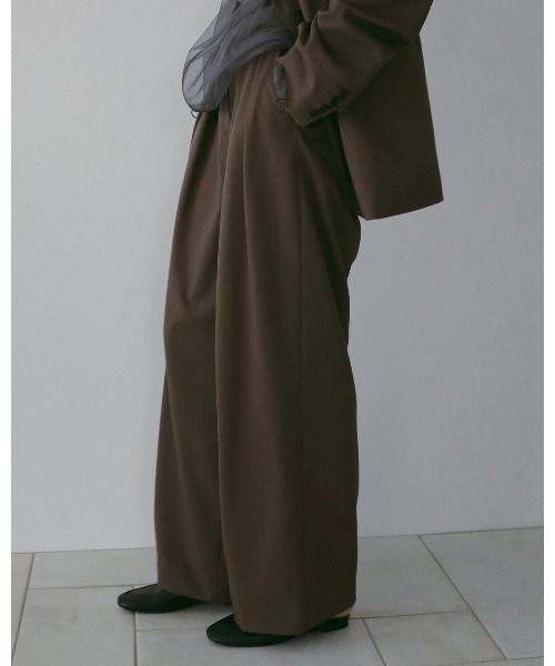 anuke（アンヌーク） ワイドパンツ パンツ anuke Doubletuck Wide