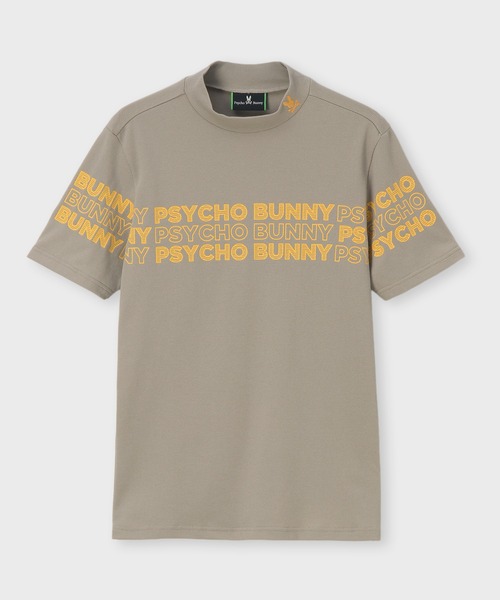 Psycho Bunny（サイコバニー） tシャツ 「GOLF」ロゴパネルプリント