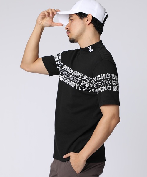 Psycho Bunny（サイコバニー） tシャツ 「GOLF」ロゴパネルプリント