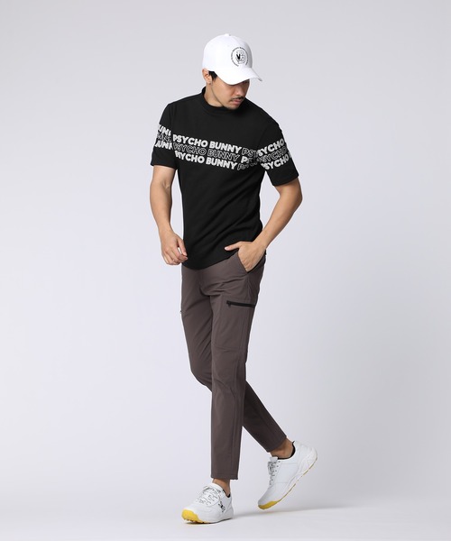 Psycho Bunny（サイコバニー） tシャツ 「GOLF」ロゴパネルプリント