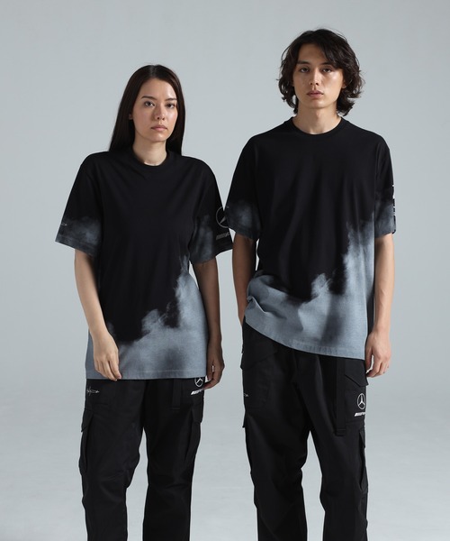 Y-3 tシャツ MERCEDES - AMG PETRONAS FORMULA 1 TEAM TOUR SHORT