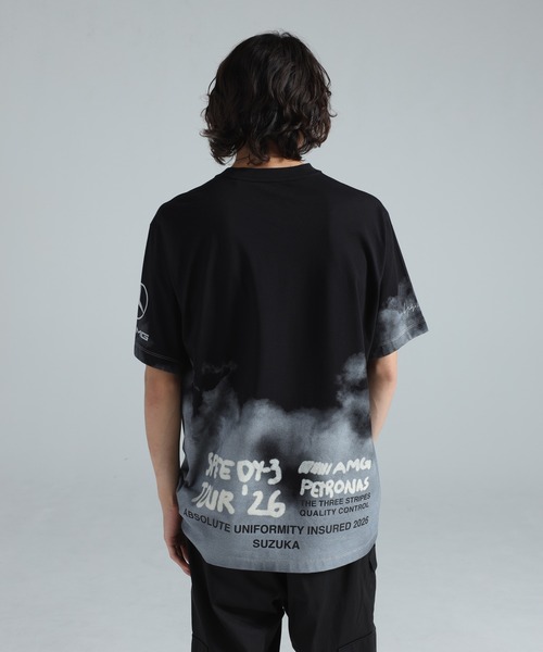 Y-3 tシャツ MERCEDES - AMG PETRONAS FORMULA 1 TEAM TOUR SHORT